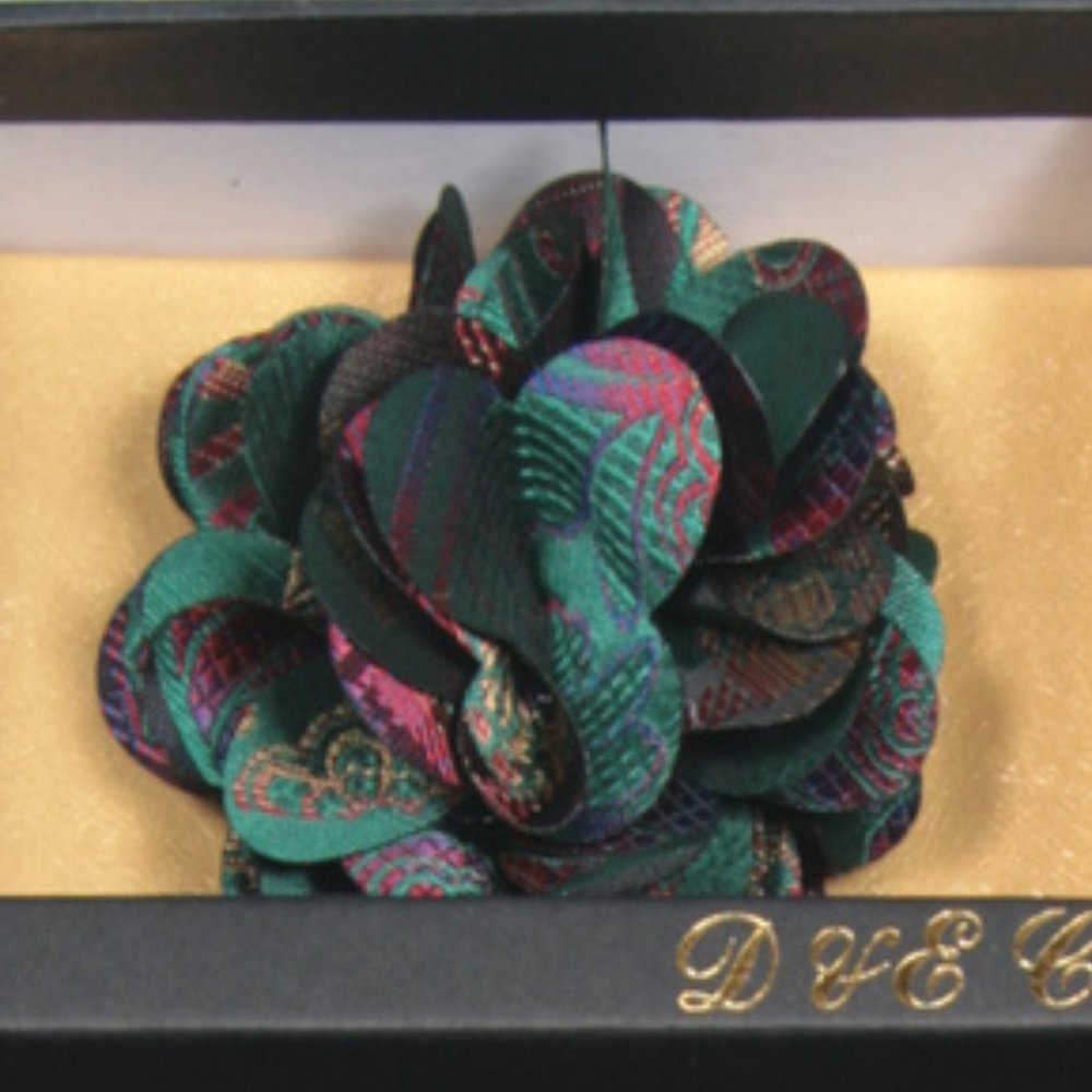 Daniel Ellissa Green Yellow Bow & Neck Tie 6 Set - Picture 3 of 6